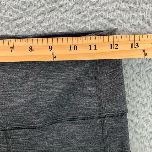 Lululemon Women's Pace Rival Crop Leggings LW6BEIS Heather Gray  -  Size: 4 - Picture 10 of 16
